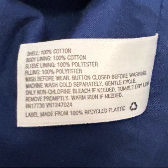 Cat and Jack Youth Blue and Green Quilted Plaid Shirt Jacket Size Y XL (16) - Picture 5 of 6